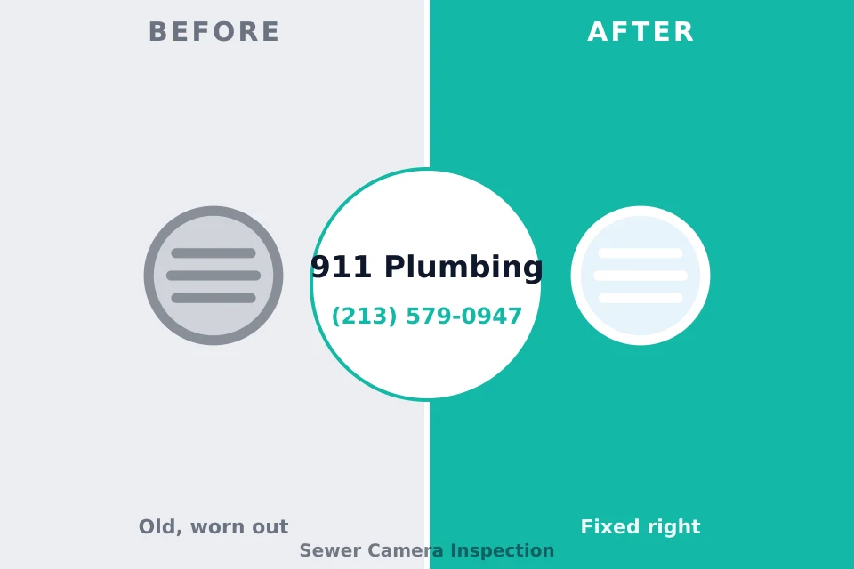 Before and after: plumbing repair South Barre, VT